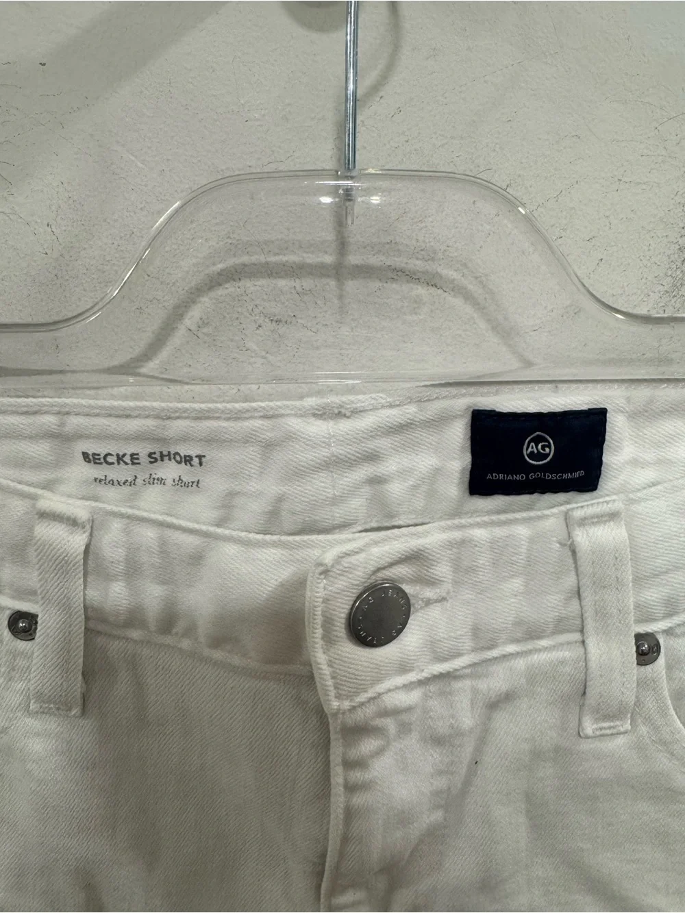 Ag Adriano Goldschmied white denim